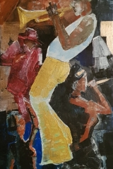 90 x 30 acryl plátno